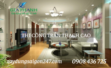 Dịch vụ thi công trần thạch cao