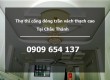 Thợ thi công đóng trần vách thạch cao tại Châu Thành