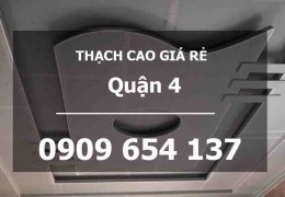 Thợ Thi Công Đóng Trần Vách Thạch Cao Tại Quận 4 – Giải Pháp Tối Ưu Cho Nhà Phố Và Căn Hộ
