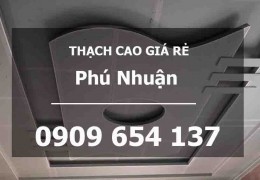 Thợ Thi Công Đóng Trần Vách Thạch Cao Tại Quận Phú Nhuận – Giải Pháp Hoàn Thiện Không Gian Tinh Tế