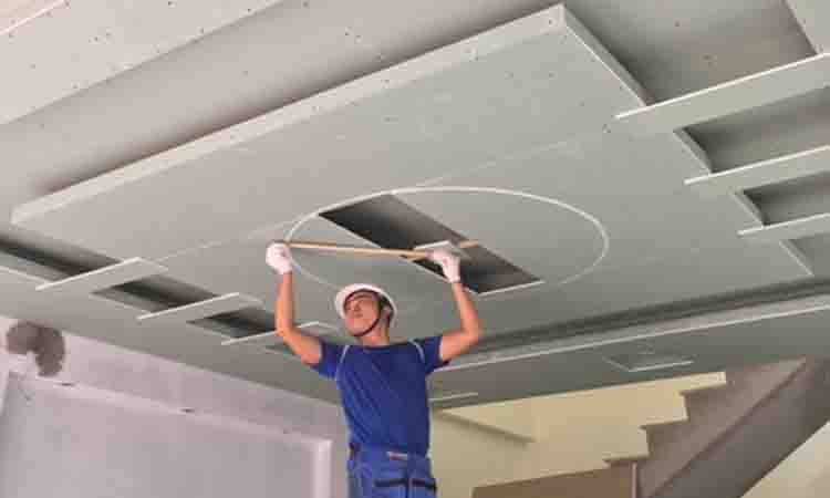 Thợ thi công đóng trần vách thạch cao giá rẻ Bình Dương 4