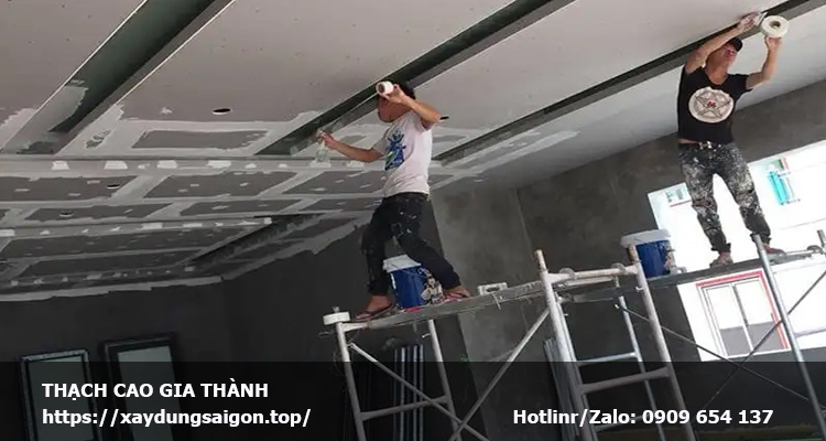 Thợ đóng trần vách thạch cao tại quận 4 2
