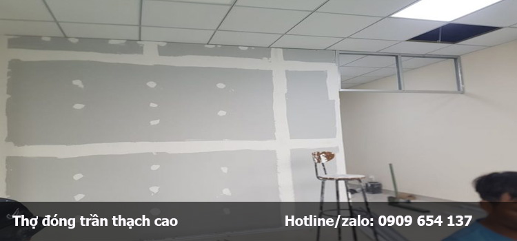 Thợ đóng trần vách thạch cao tại quận 8 33