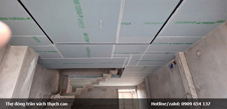 Thợ đóng trần vách thạch cao tại quận Bình Thạnh 1
