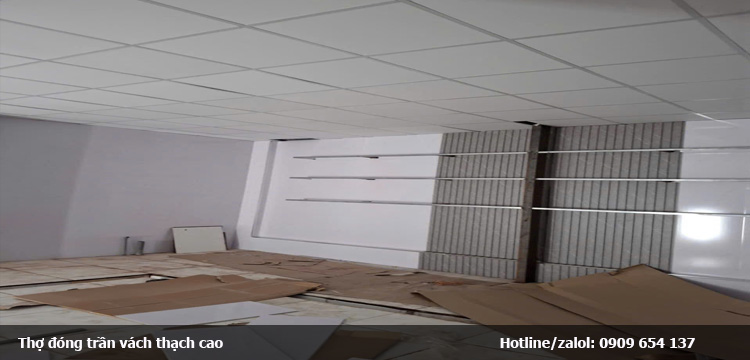 Thợ đóng trần vách thạch cao tại quận Bình Thạnh 5
