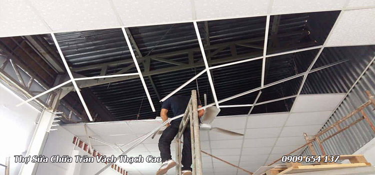 Thợ sửa chữa trần vách thạch cao tại quận Phú Nhuận 1