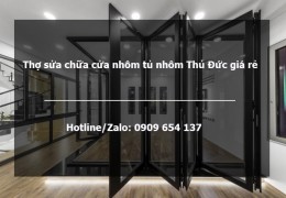 Thợ sửa chữa cửa nhôm tủ nhôm Thủ Đức giá rẻ – Giải pháp tiện lợi cho gia đình và cửa hàng