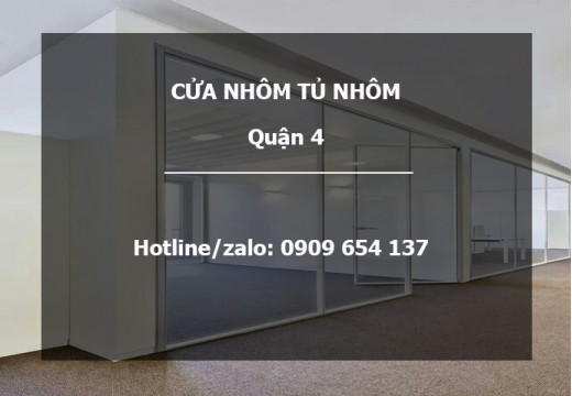 Thợ sửa chữa cửa nhôm tủ nhôm Quận 4 giá rẻ